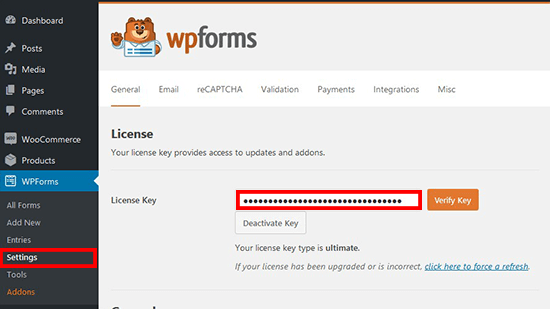 پلاگین WPForms